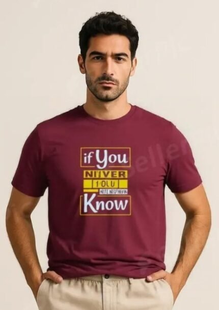 True bio round neck t shirt